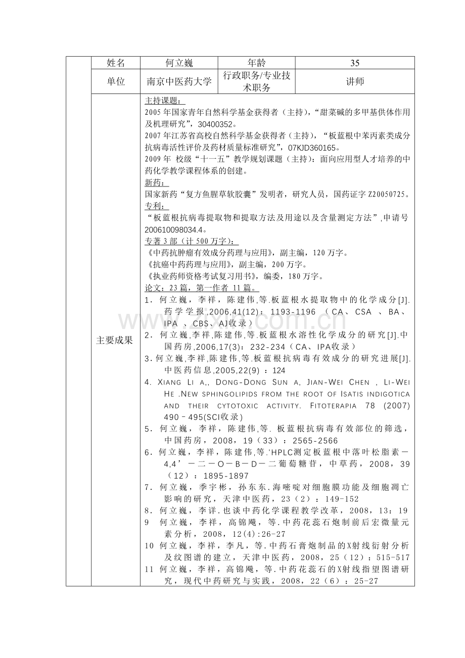 南京中医药大学大学生实践创新训练计划项目申请表.docx_第3页