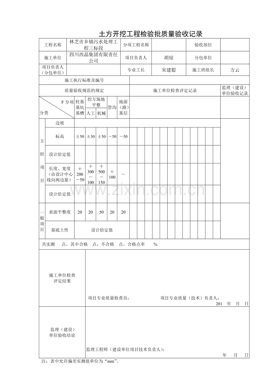 工程检验批质量验收记录(住房).docx_第1页