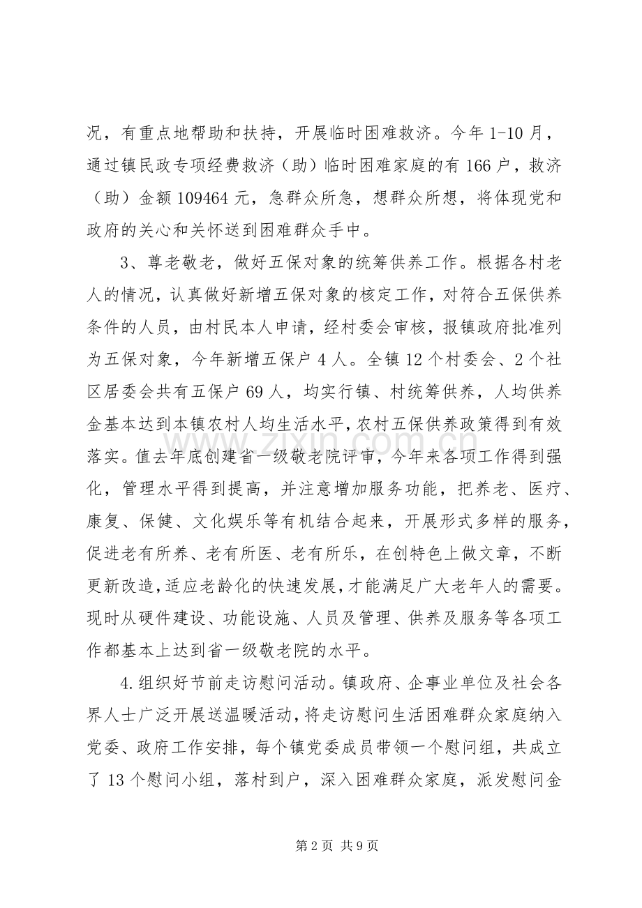 乡镇社会事务办工作总结 .docx_第2页