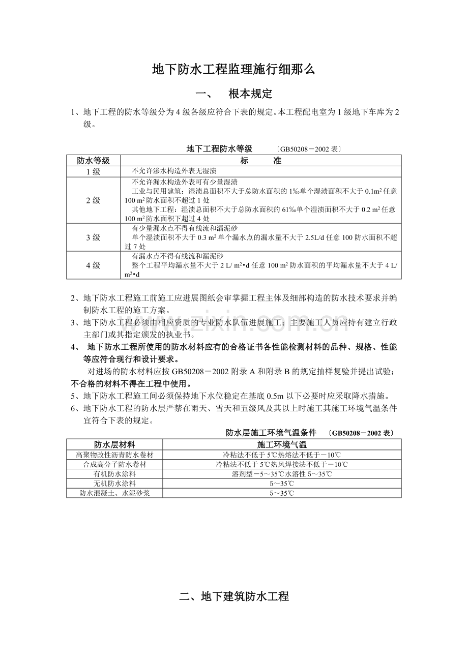 地下防水工程监理实施细则.doc_第2页