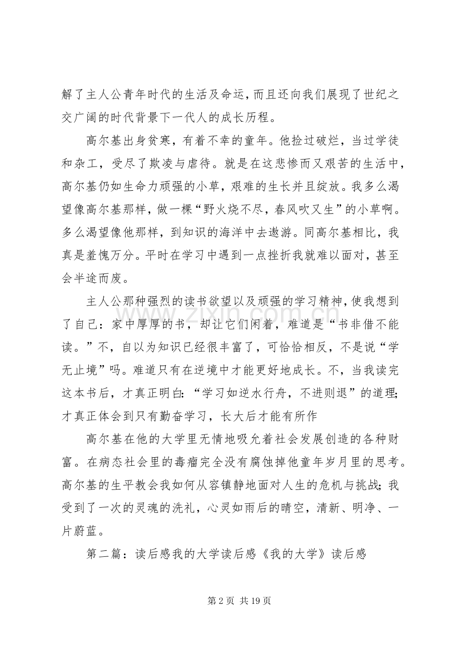 我的大学读后心得.docx_第2页