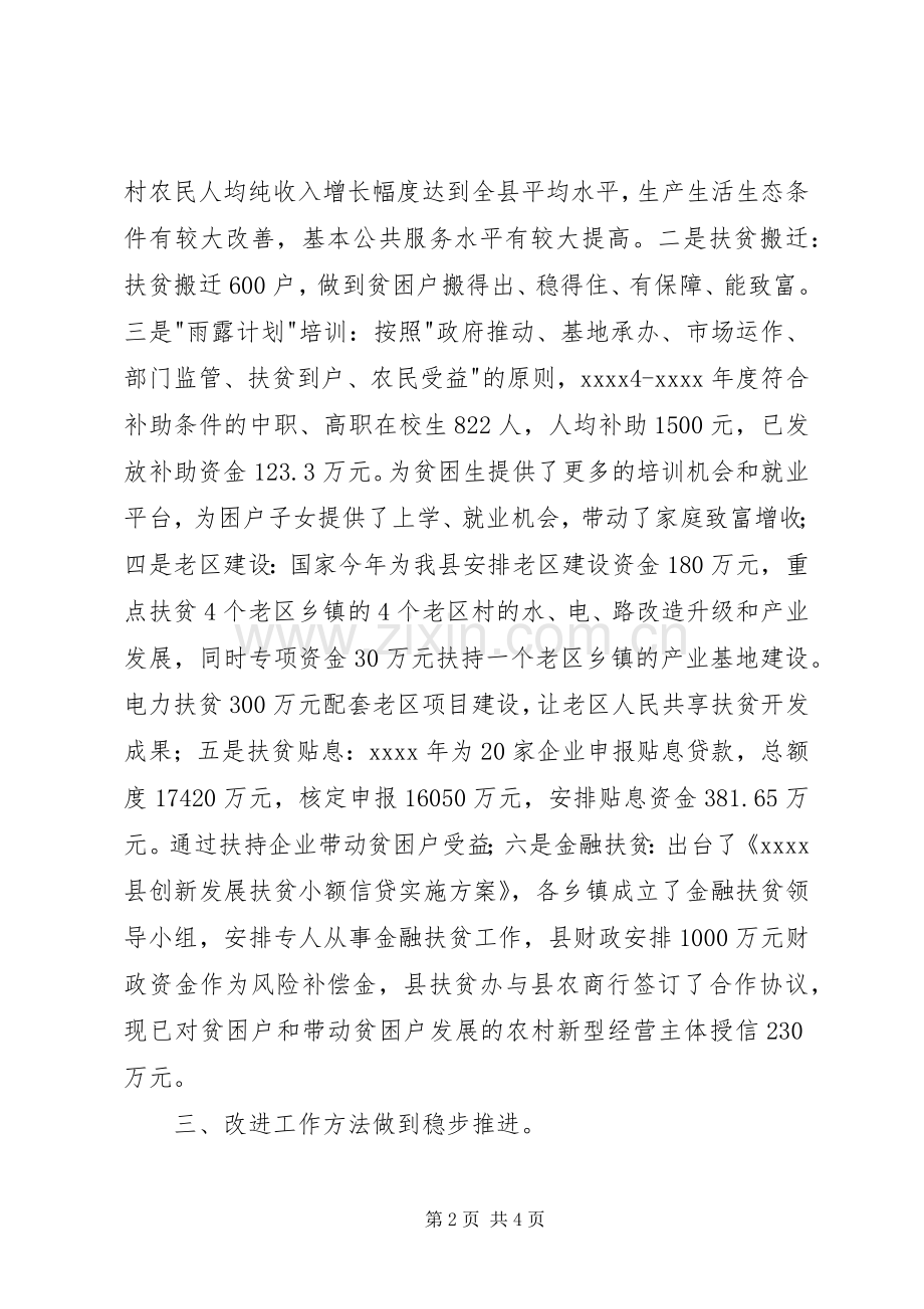 县扶贫办工作总结 .docx_第2页