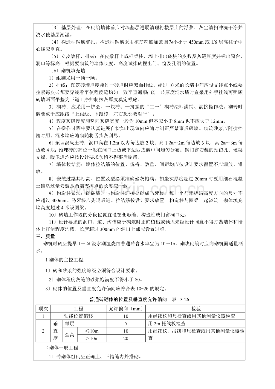 填充墙砌体工程技术交底2.doc_第2页