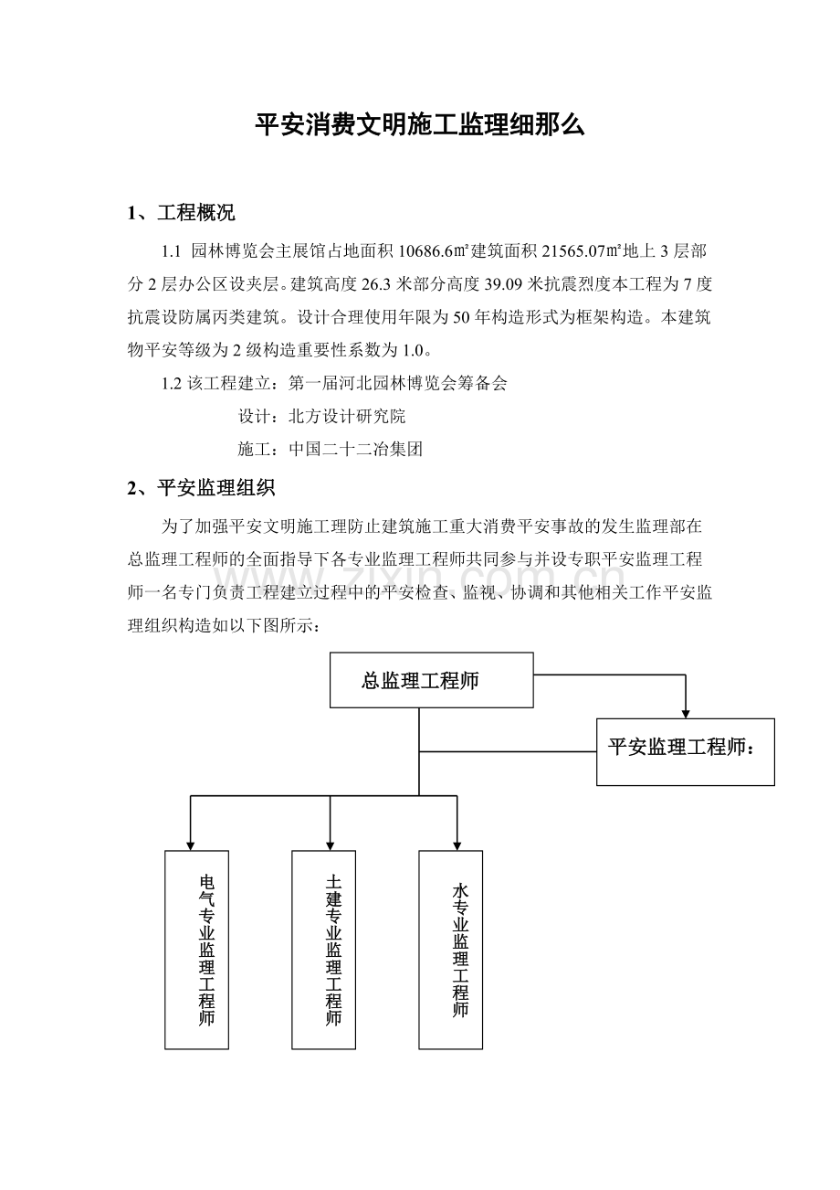 园林博览会主展馆工程安全生产文明施工监理实施细则.doc_第2页