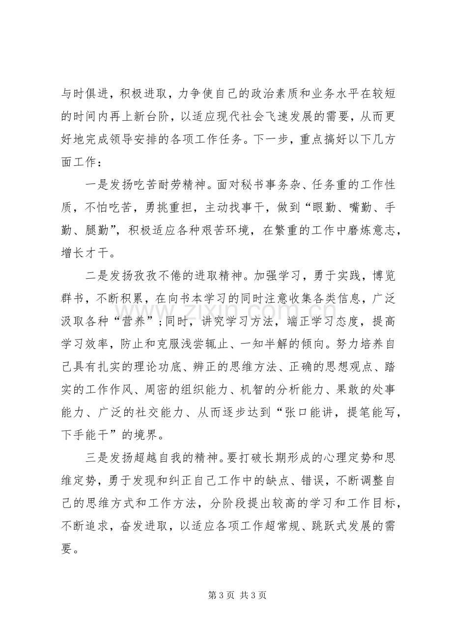 党政办公室主任XX年度个人工作总结 .docx_第3页