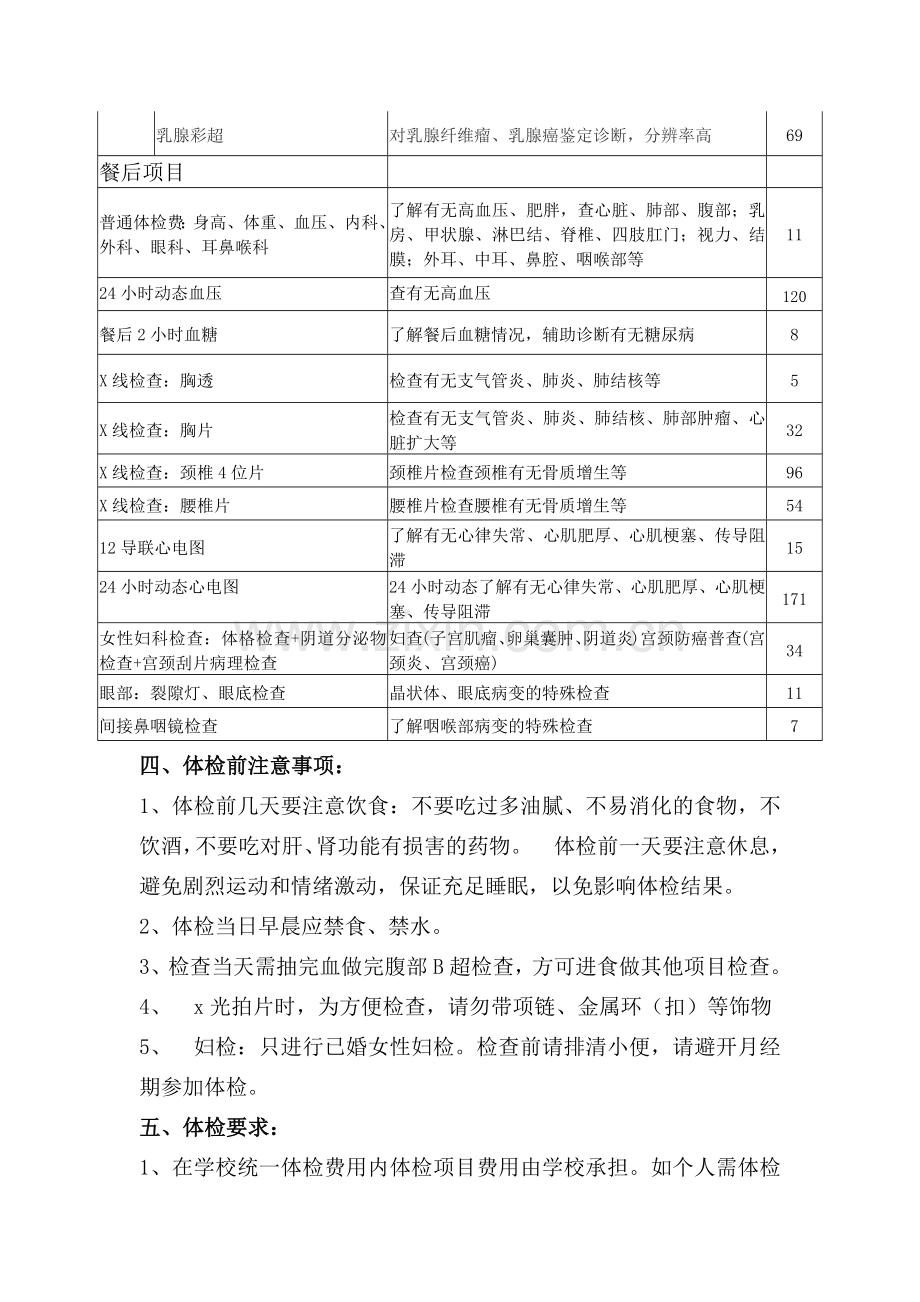 成都中医药大学附属医院亚健康体检中心体检方案.docx_第3页