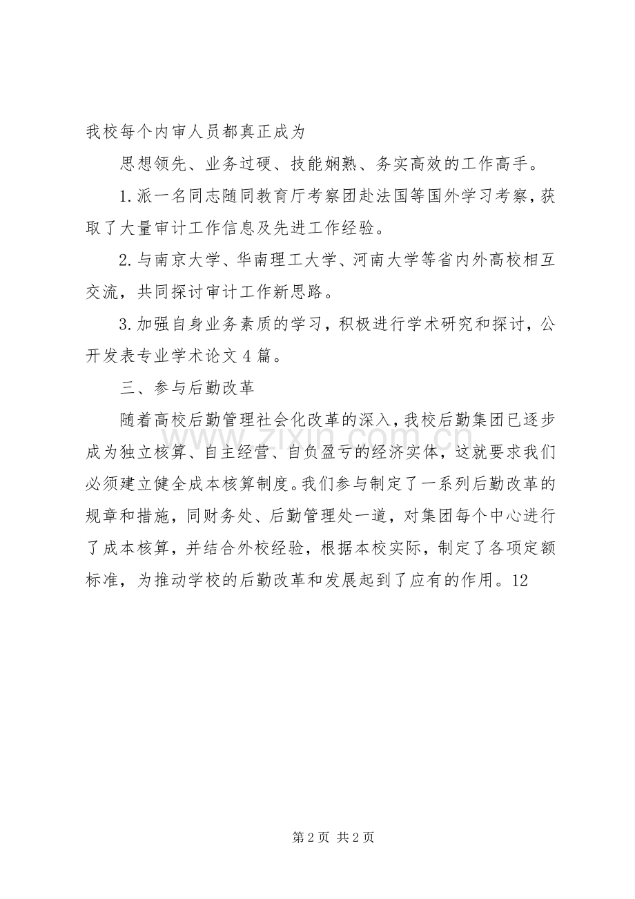 学校审计年度个人工作总结范文20XX年.docx_第2页