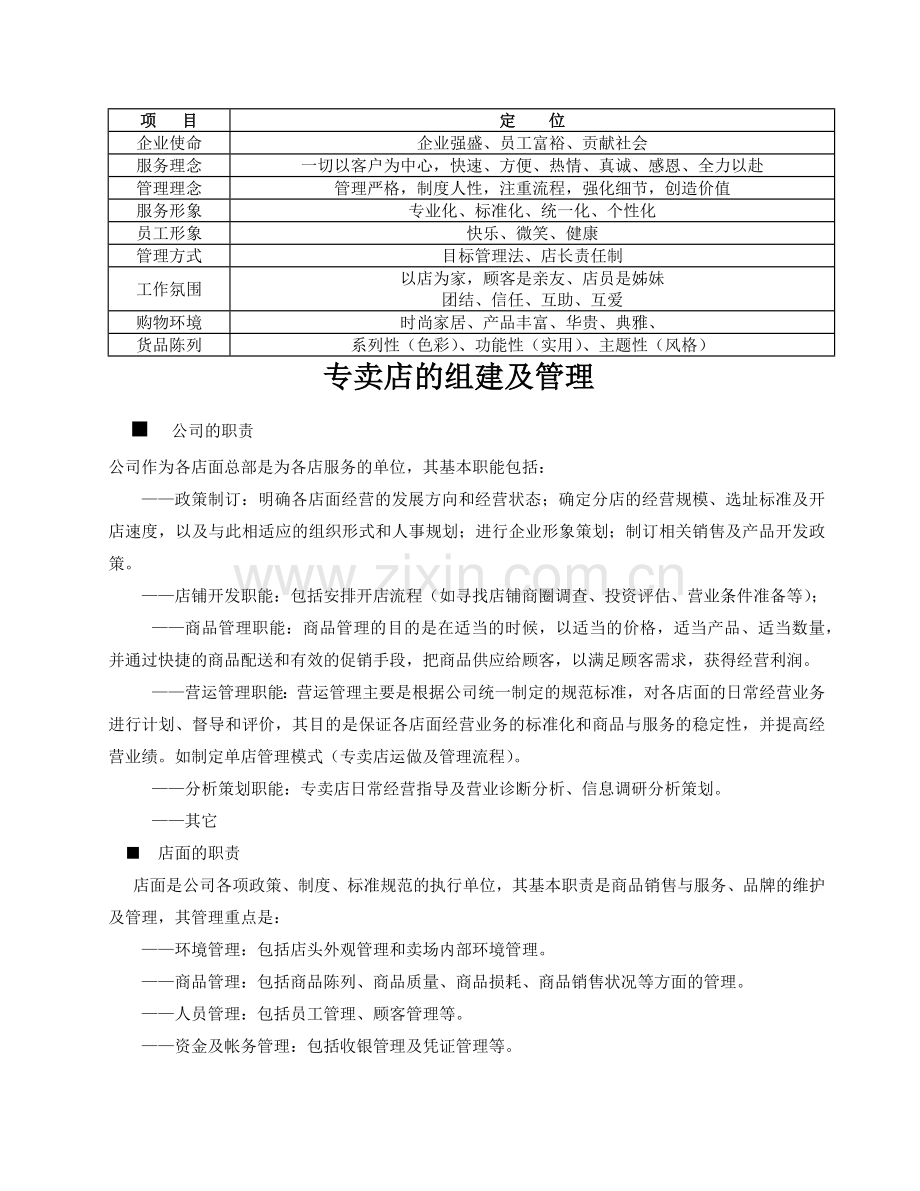 家具连锁店管理手册(8页).doc_第2页