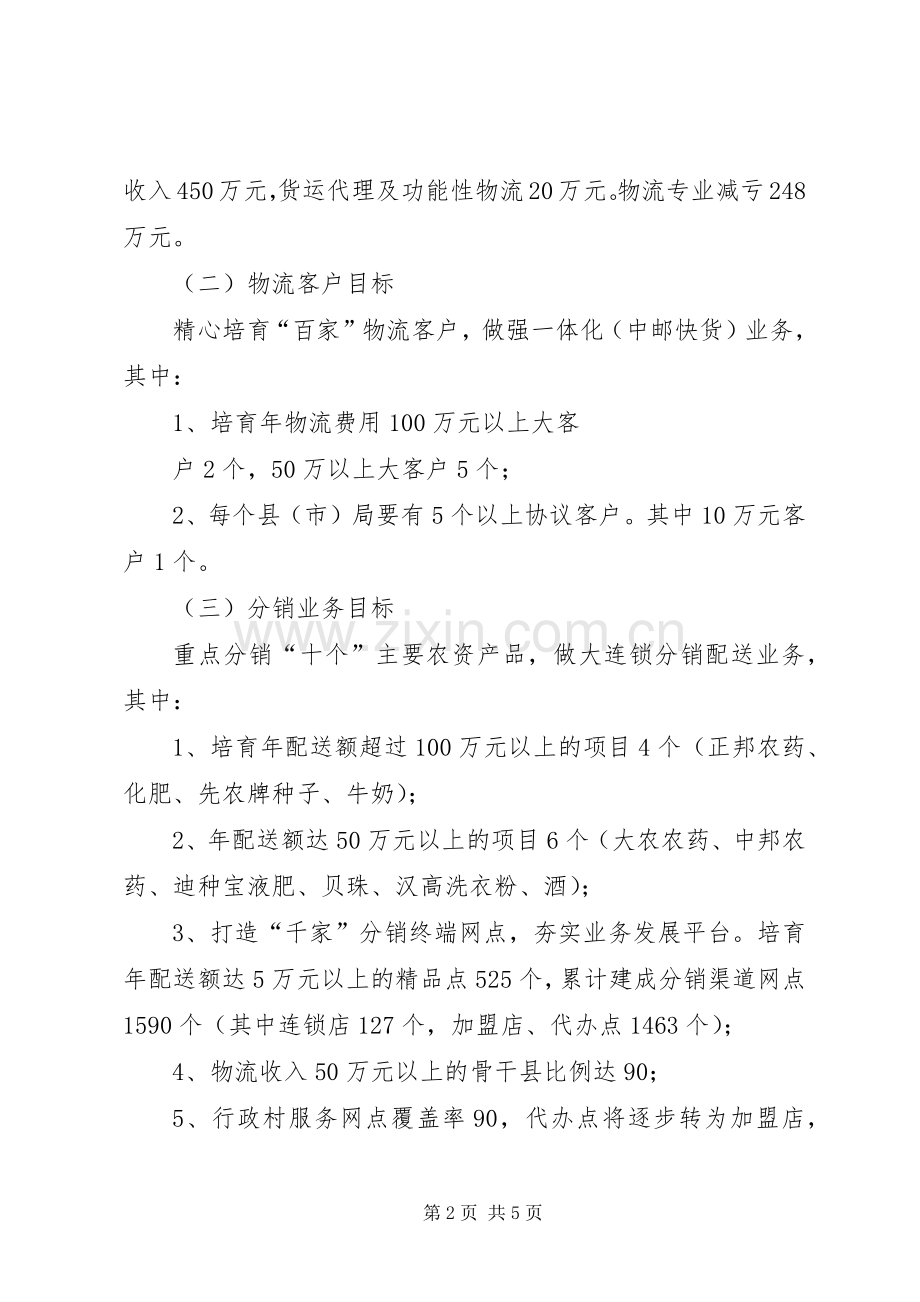 XX年市邮政局工作总结 .docx_第2页