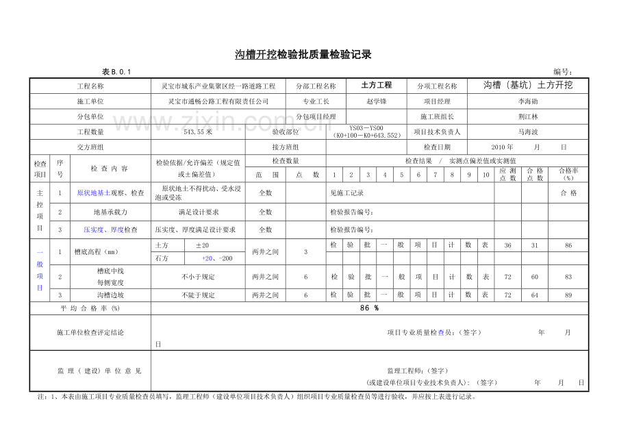 市政道路排水管道报验资料表格全套规范.docx_第2页