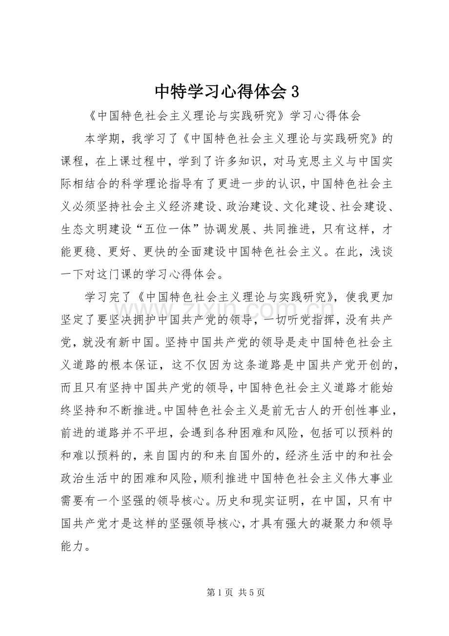 中特学习体会心得3.docx_第1页