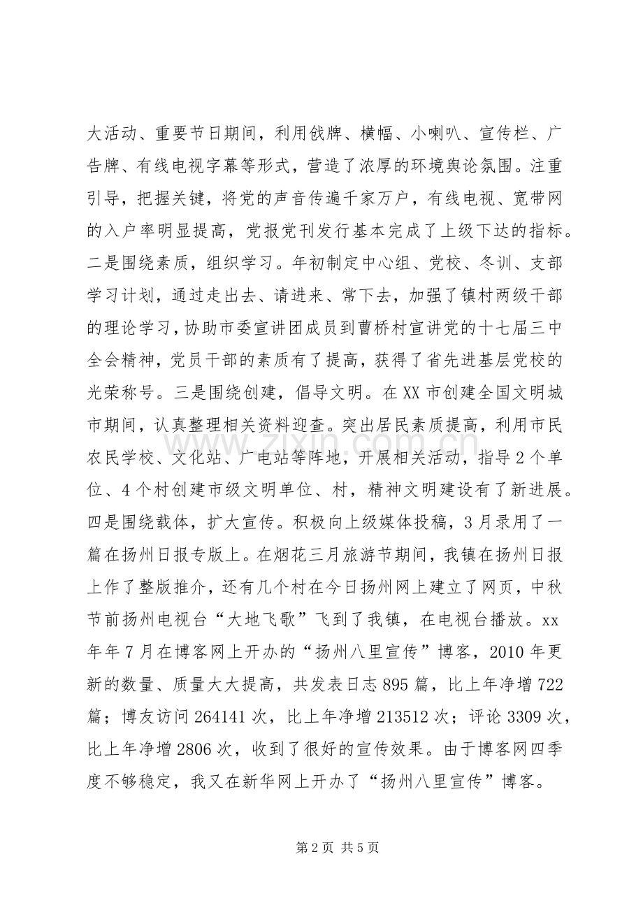 乡镇建设管理办公室主任工作总结 .docx_第2页