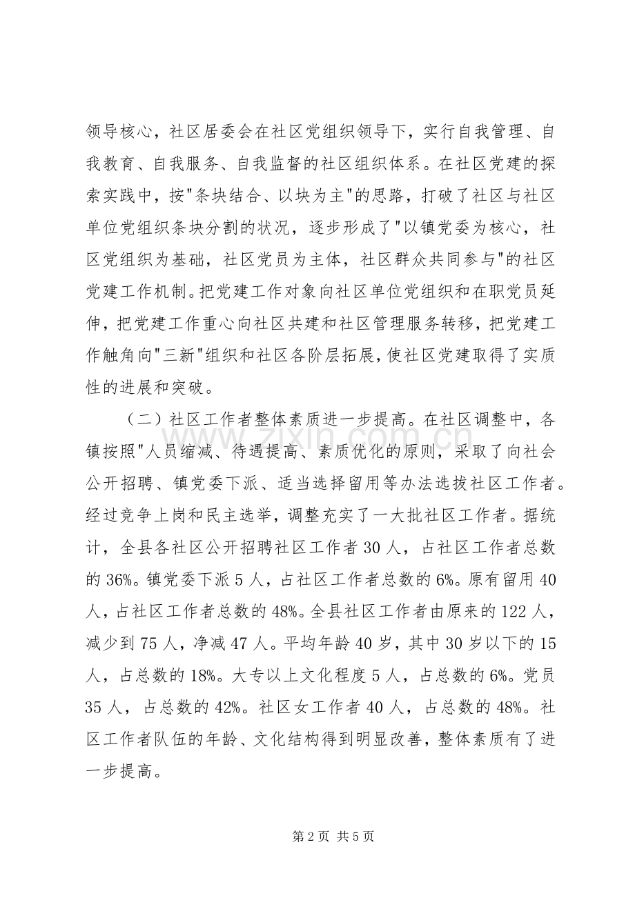 XX社区党建工作总结 .docx_第2页