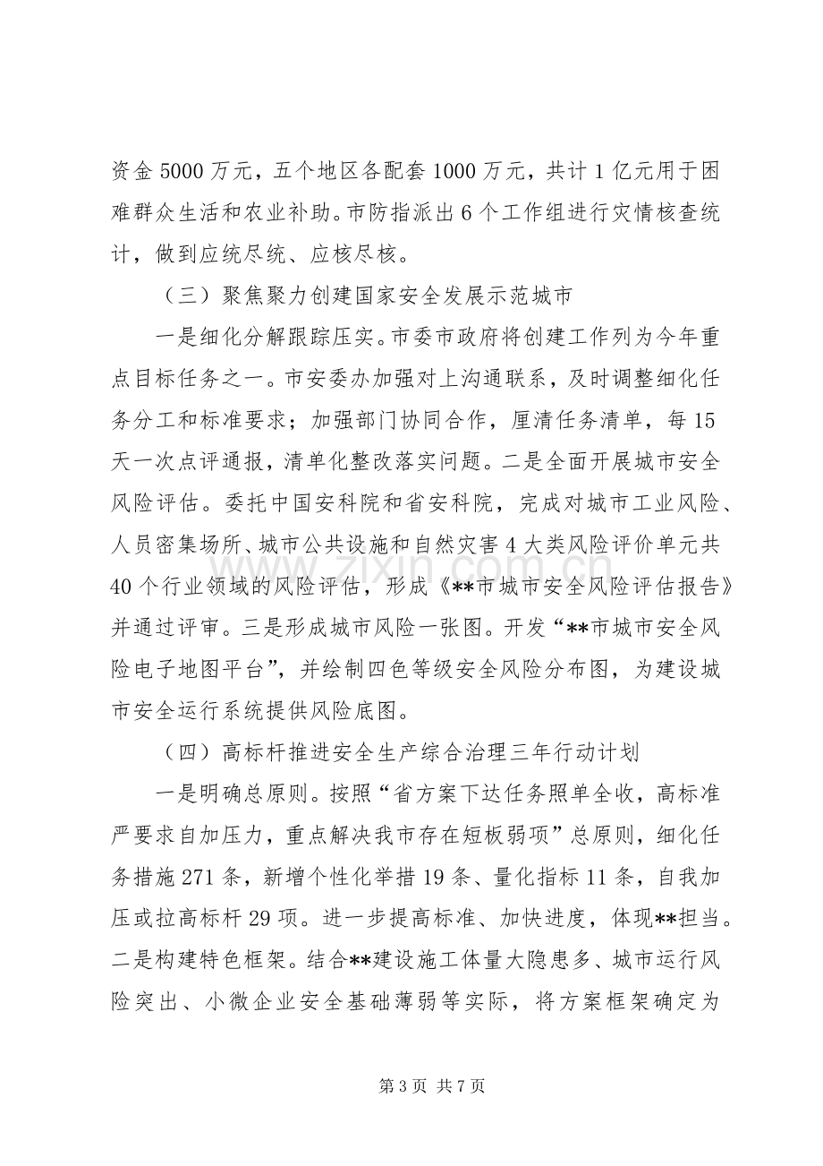 市应急管理局20XX年上半年工作总结下半年工作思路.docx_第3页