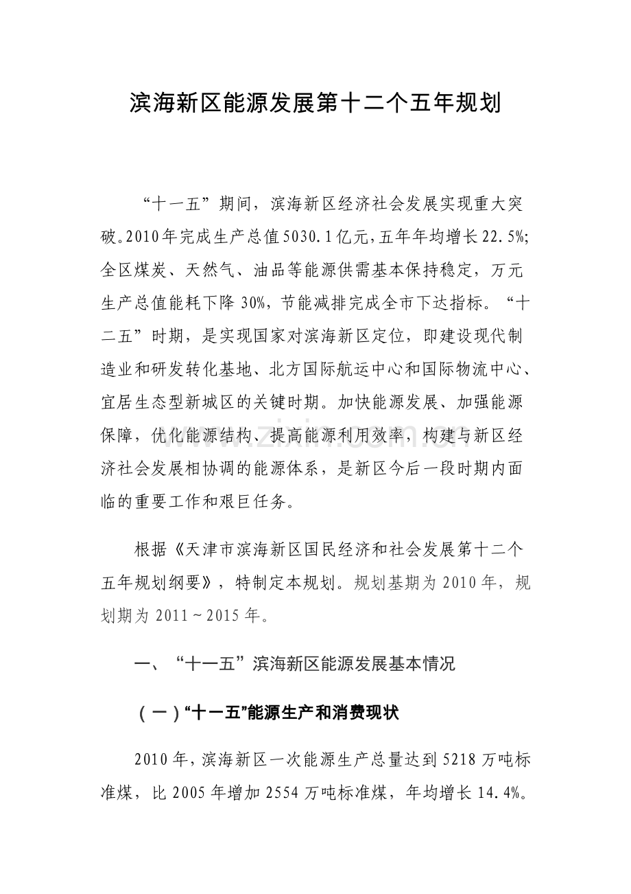 天津滨海新区能源发展十二五规划.docx_第2页