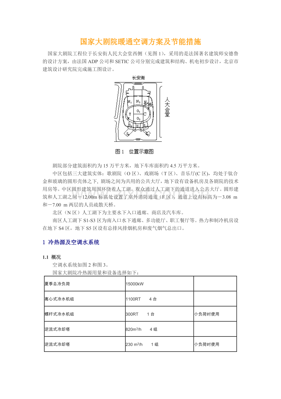 国家大剧院暖通空调方案及节能措施.docx_第1页