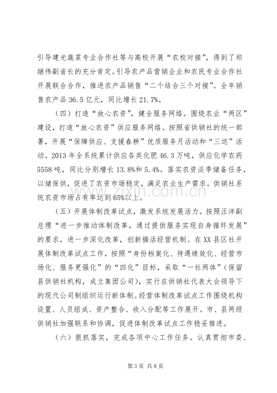 供销社年度工作总结和明年工作思路 .docx_第3页