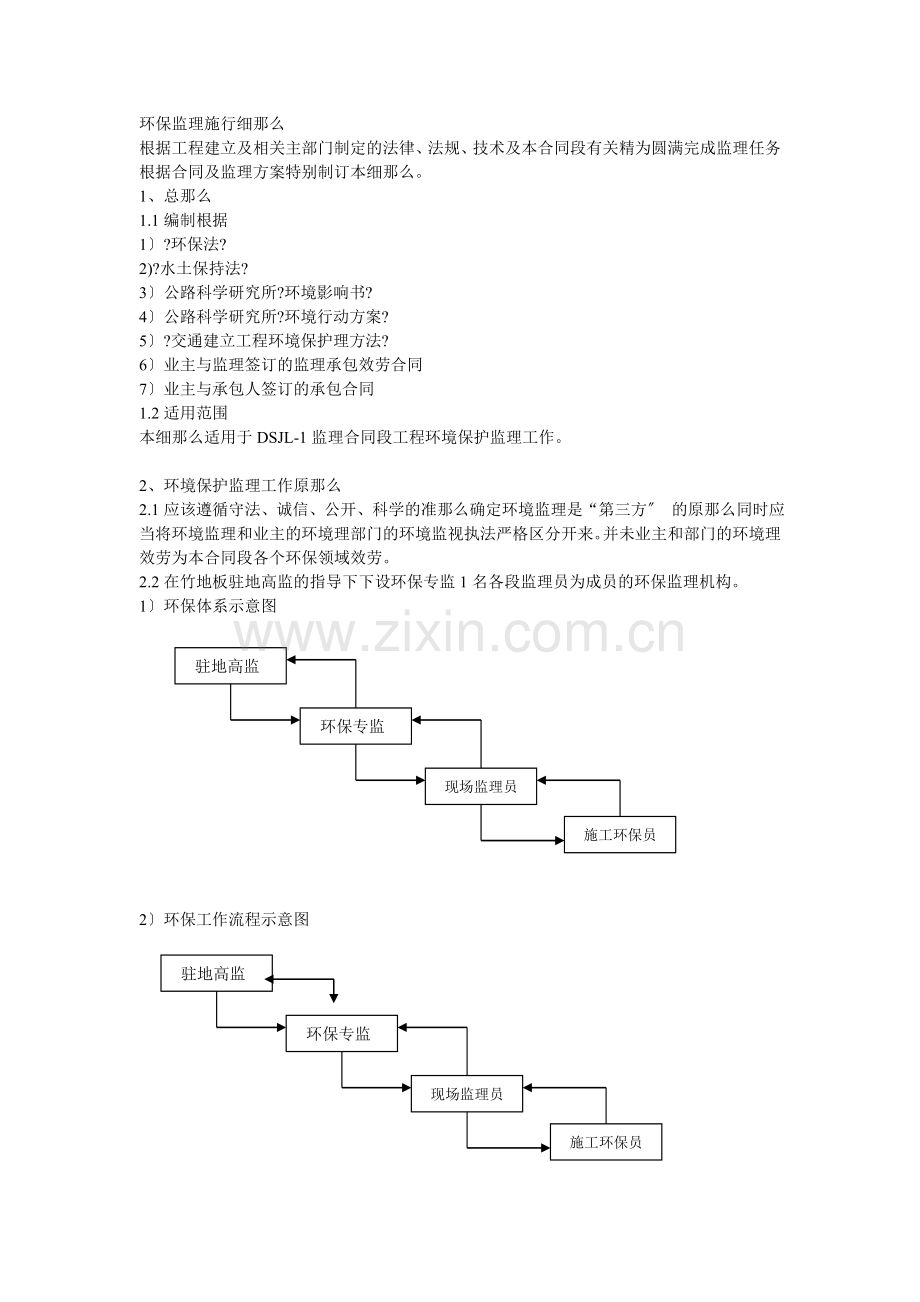 公路工程环保监理实施细则.doc_第1页