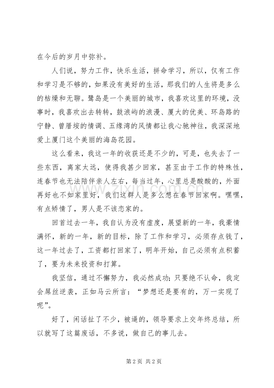 XX年度个人工作总结 (27).docx_第2页