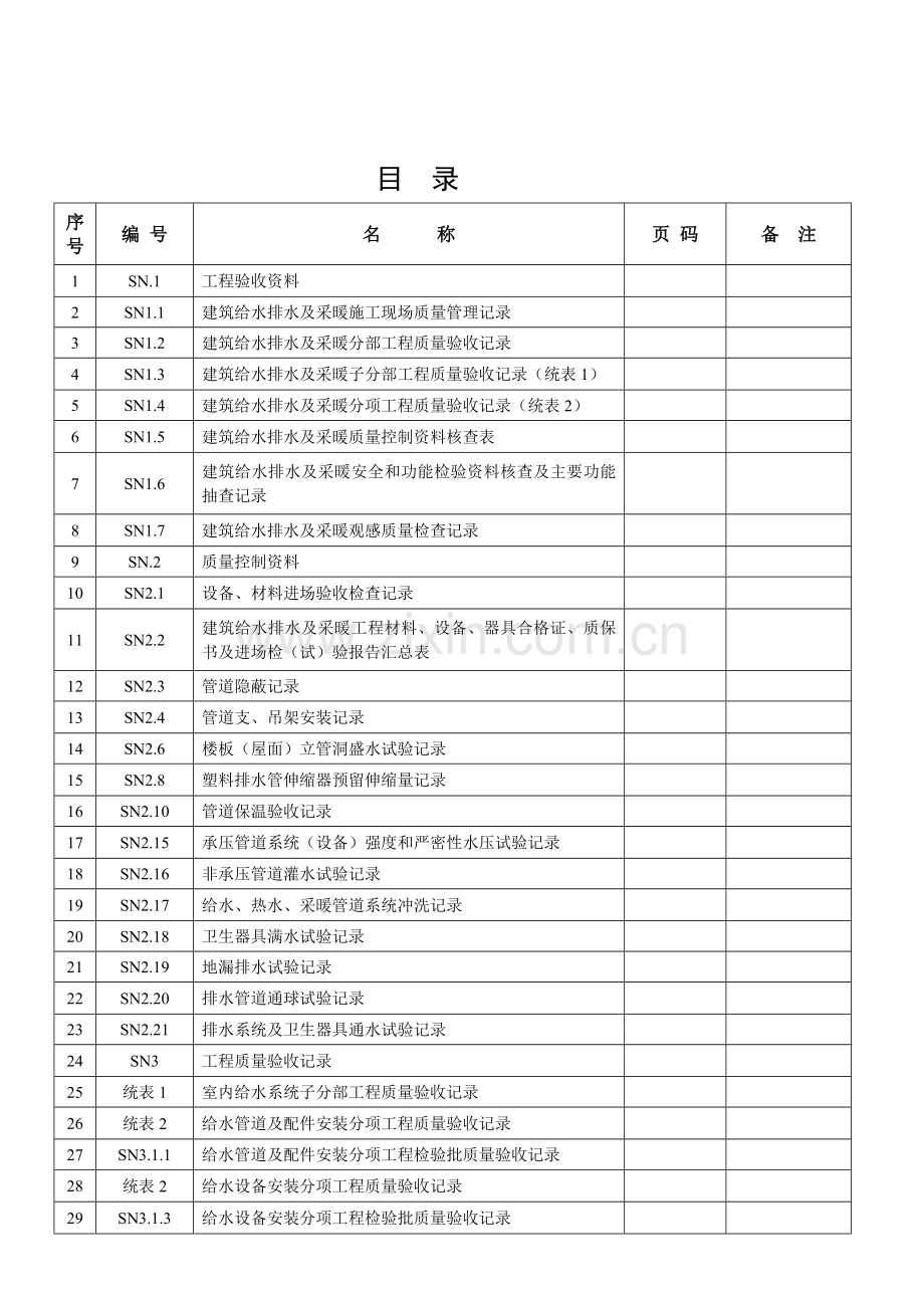 建筑工程施工质量验收资料( 81页).docx_第1页