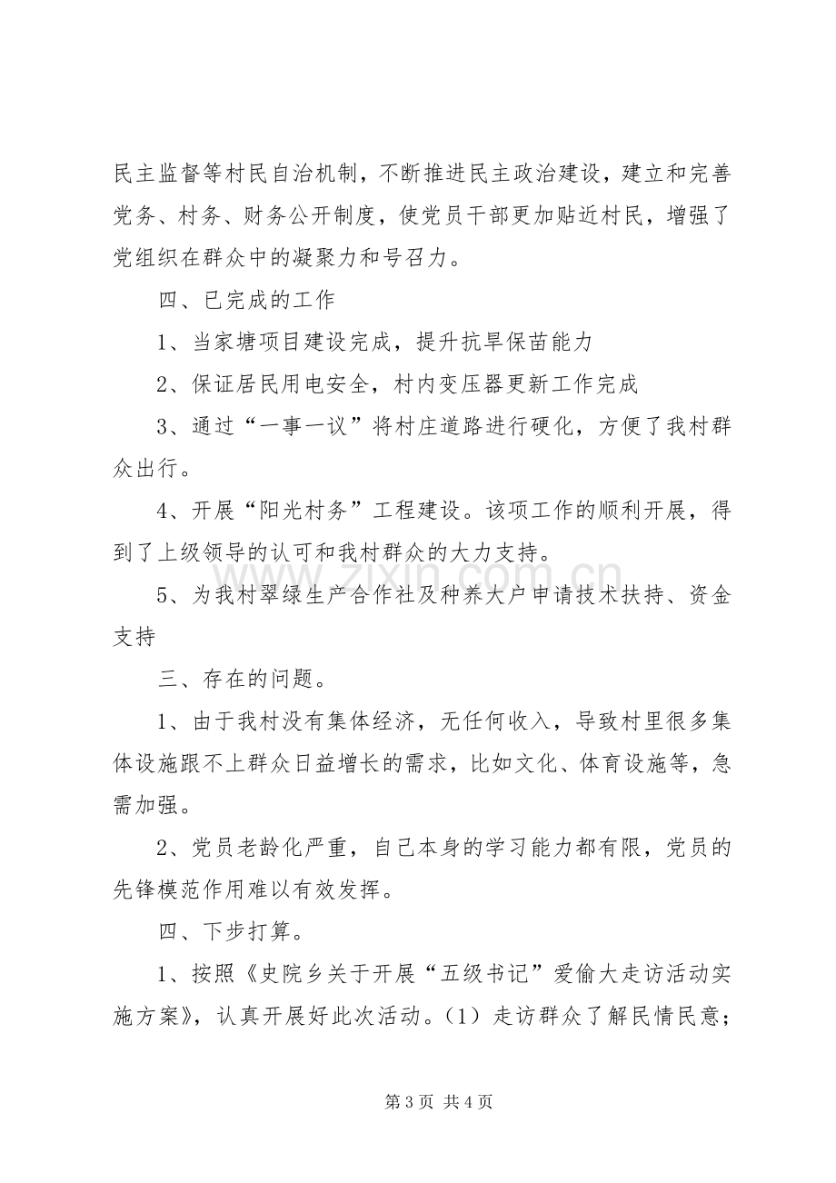 五级书记带头大走访活动总结 .docx_第3页