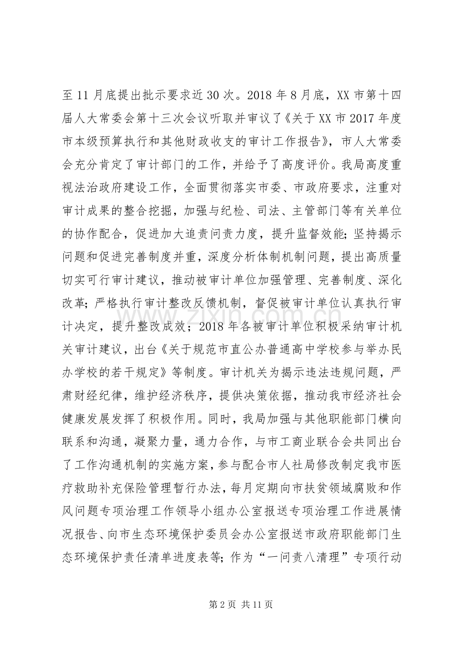 审计机关依法行政工作总结 .docx_第2页