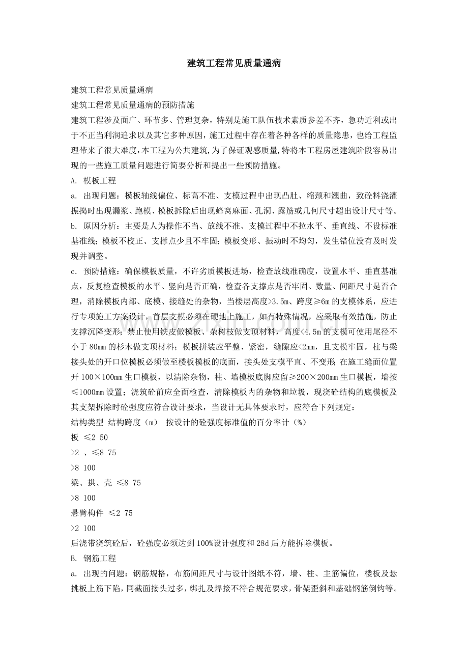 建筑工程常见质量通病.docx_第1页