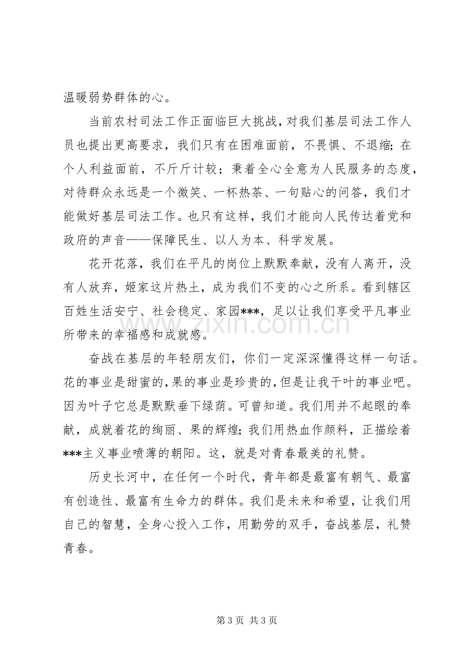 司法助理员工作总结 .docx_第3页