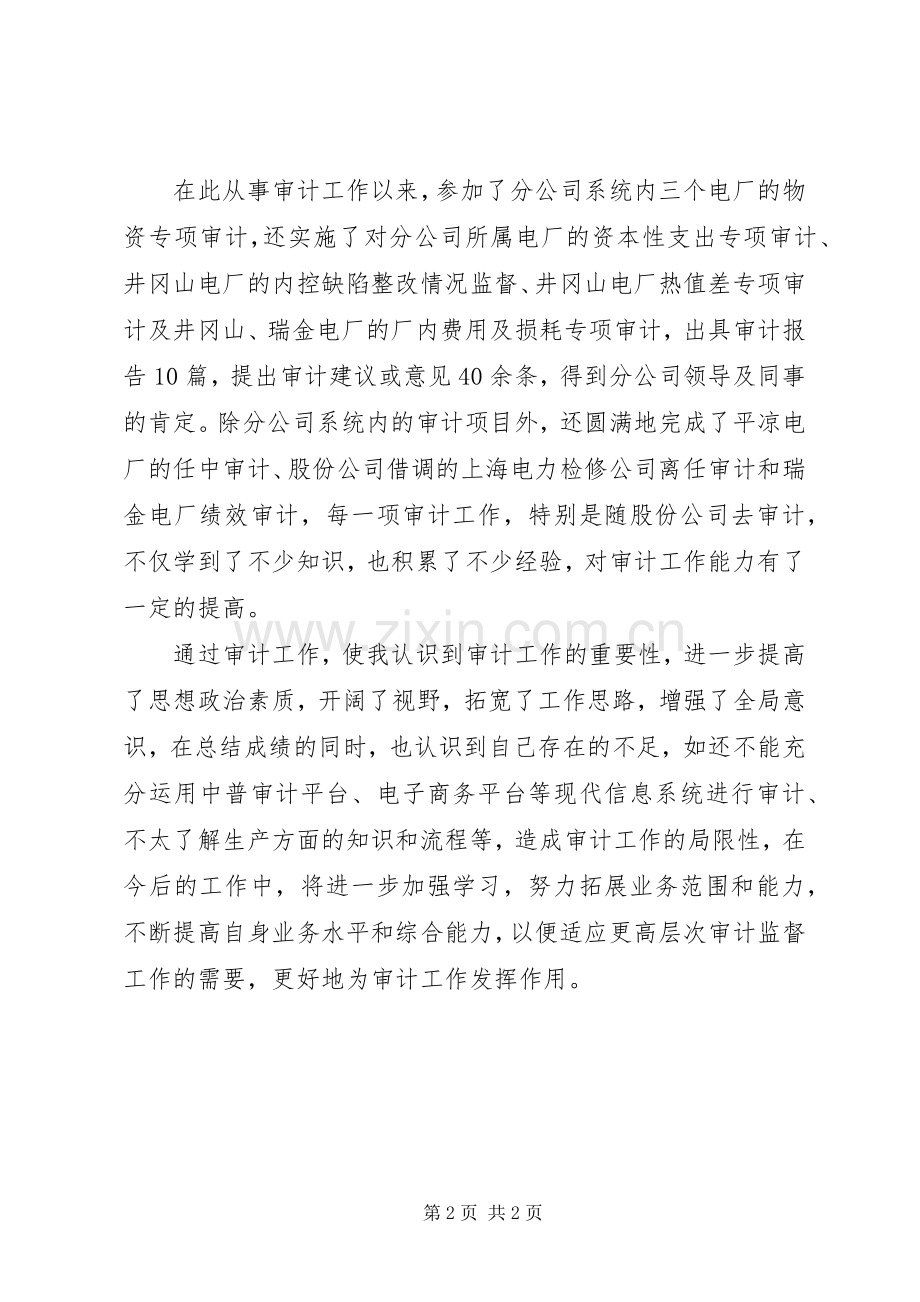 审计员个人年终工作总结 .docx_第2页