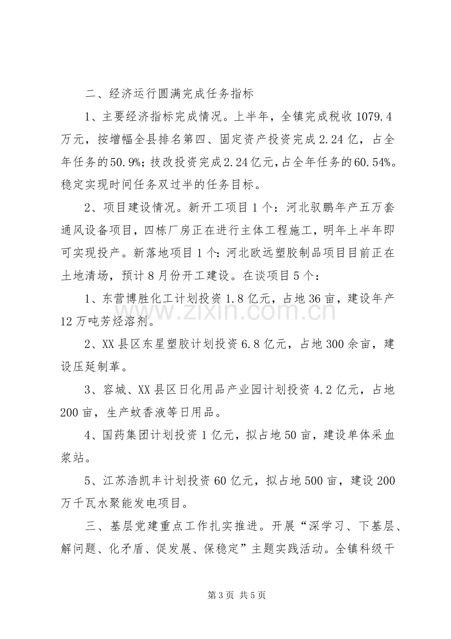 乡镇关于20XX年上半年农业农村工作总结和下半年工作谋划的报告.docx_第3页