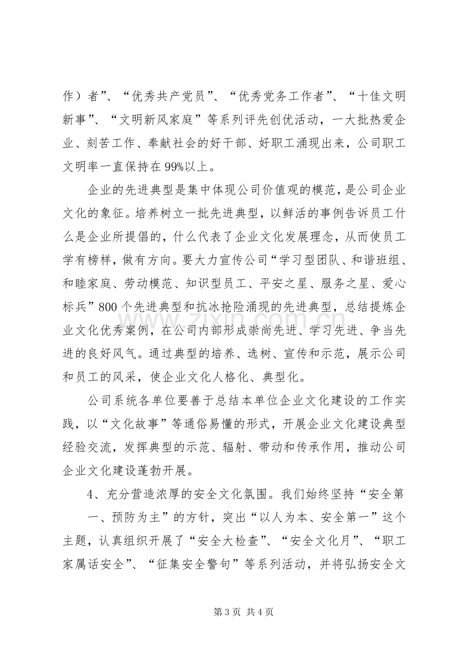 【企业文化建设】年度工作总结 .docx_第3页