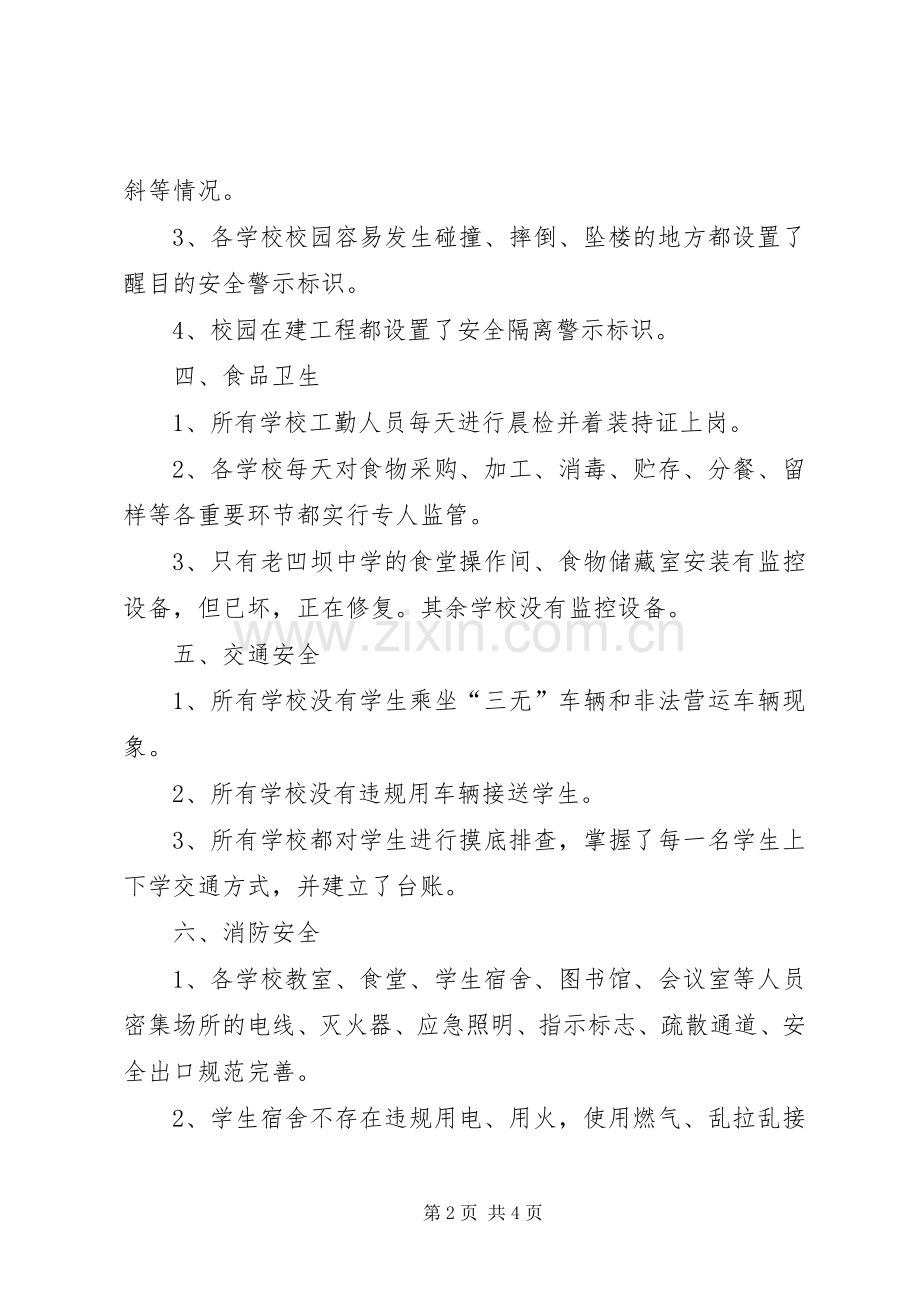 XX年秋季开学安全大检查小结 .docx_第2页