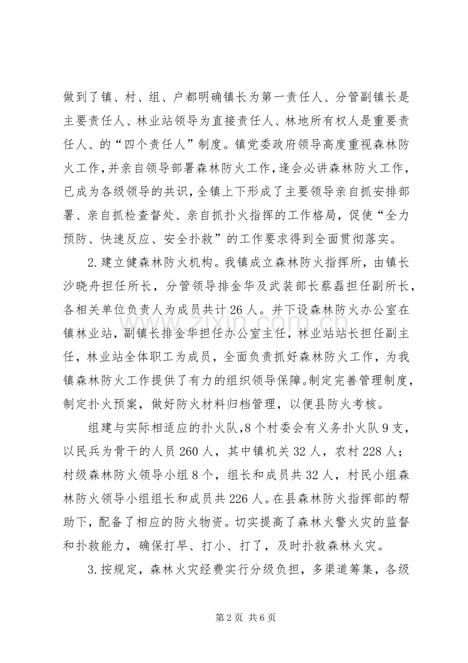 XX年乡镇森林防火工作总结 .docx_第2页