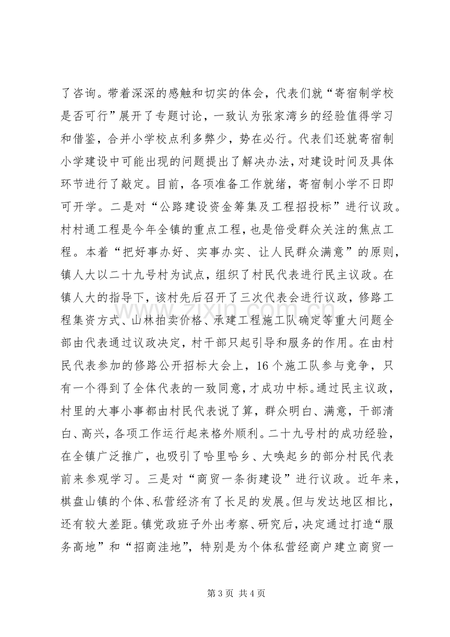 XX年终乡镇人大工作总结 .docx_第3页