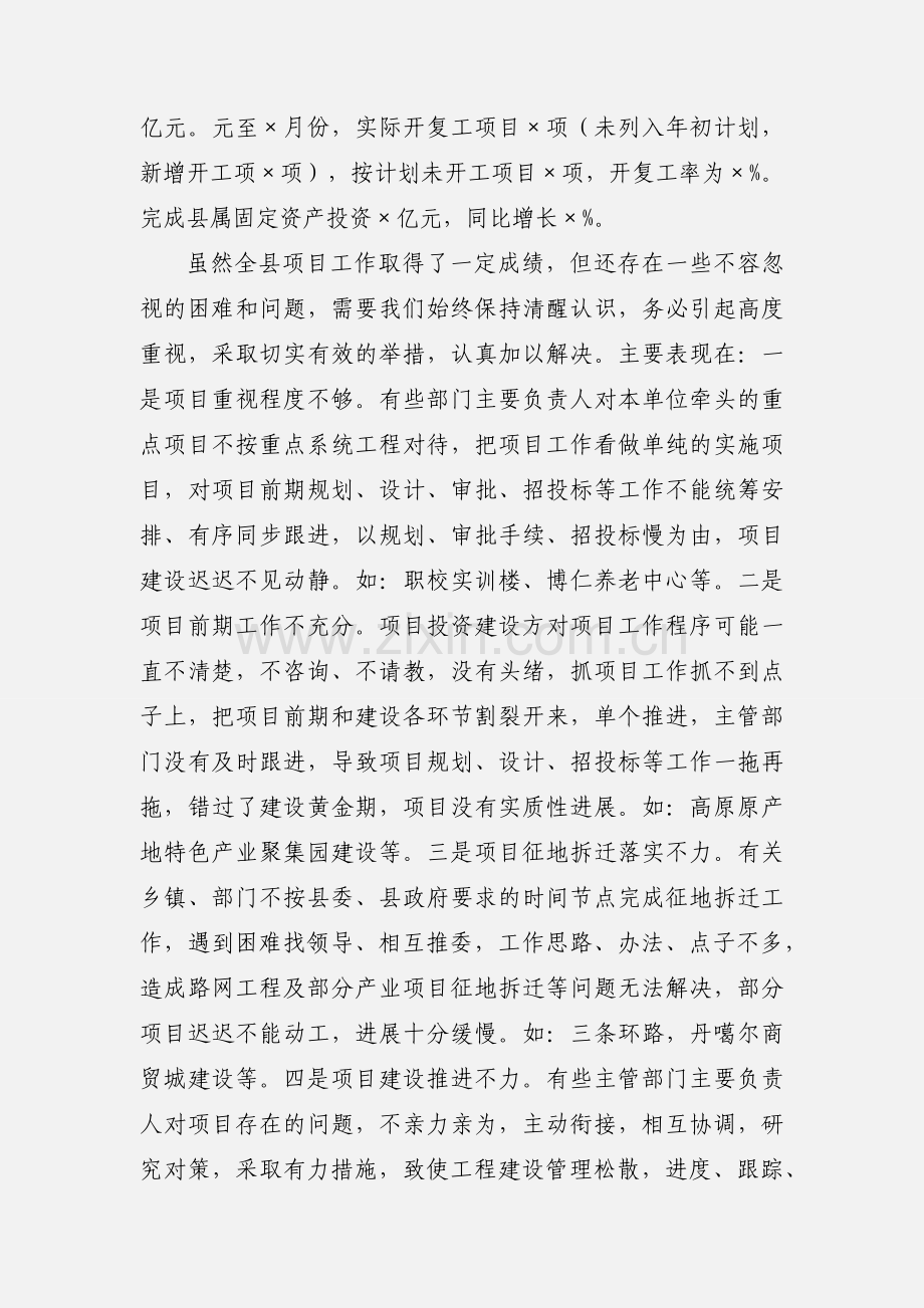 重点项目督查推进会上的讲话稿.docx_第2页