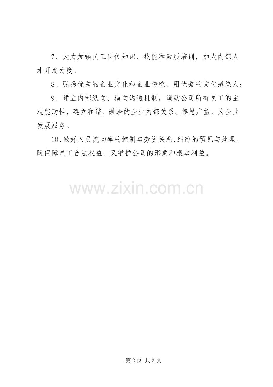 20XX年医院人力资源个人年度总结.docx_第2页