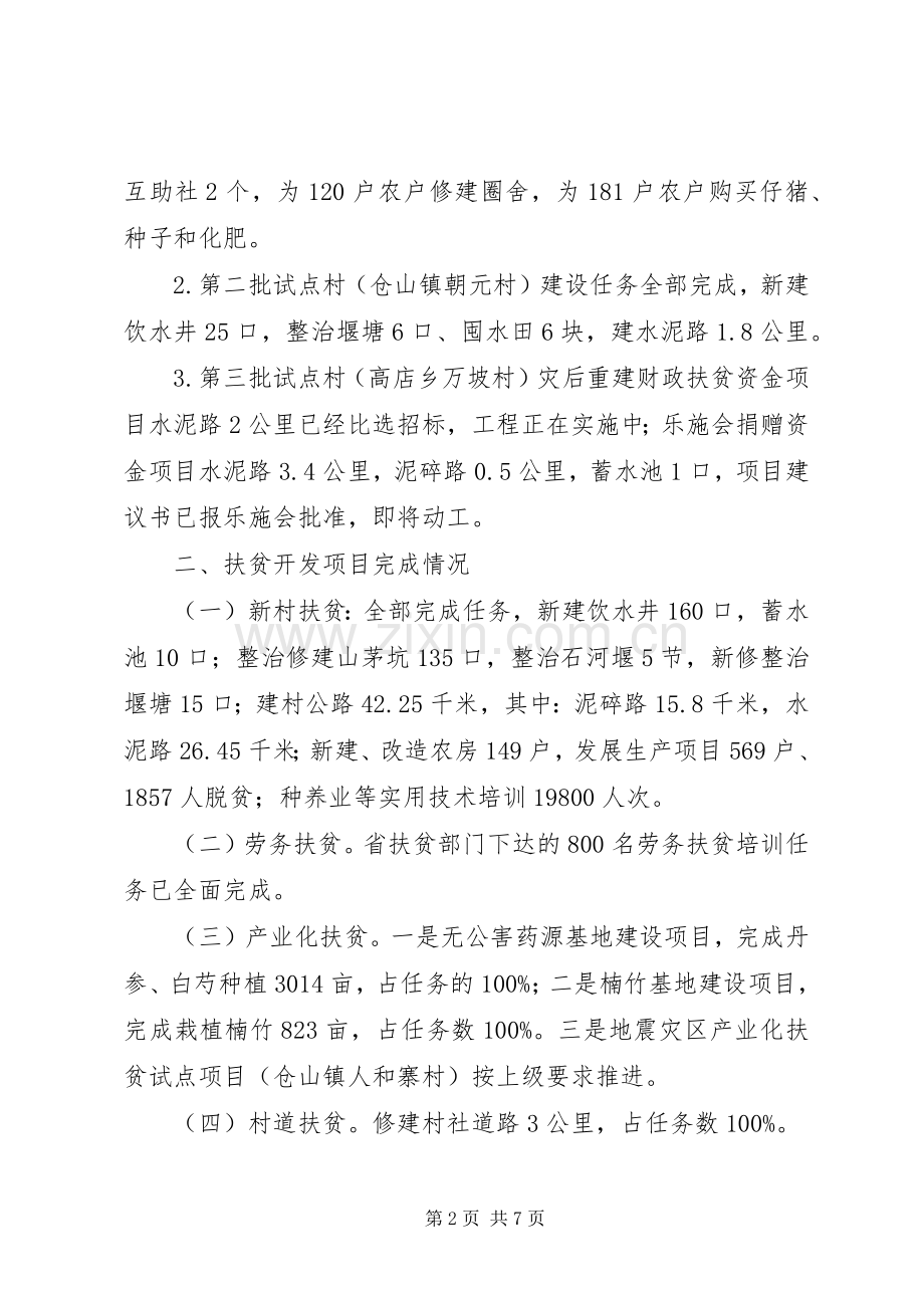 扶贫办202X年度主要工作总结暨202X年扶贫工作要点.docx_第2页