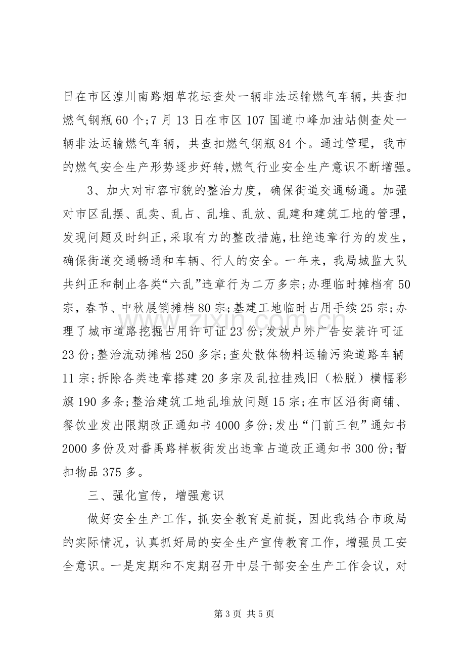 区市政局年度政务服务工作总结 .docx_第3页