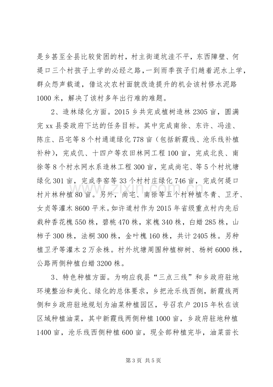 乡镇年度美丽乡村建设工作总结 .docx_第3页