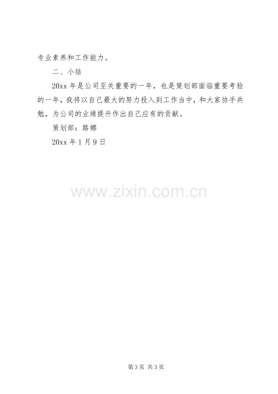 影视策划个人工作总结 .docx_第3页