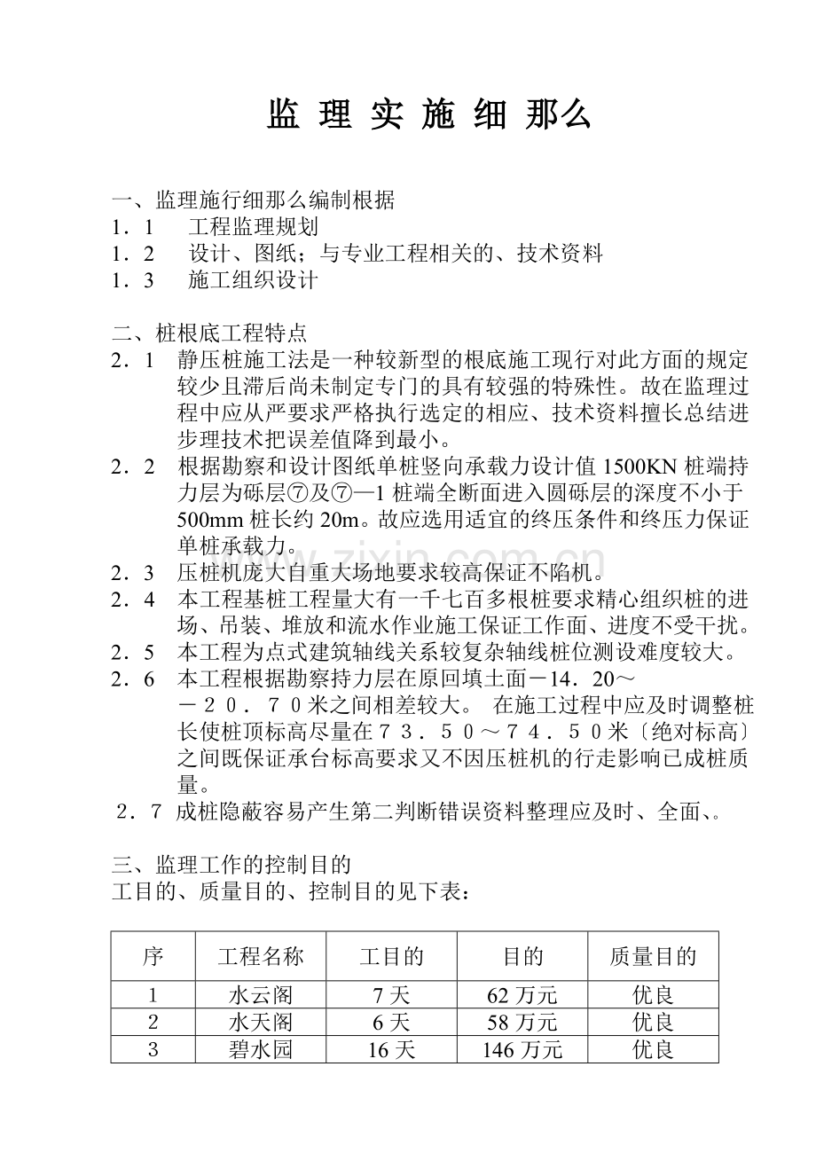 住宅小区管桩基础工程监理实施细则.doc_第2页