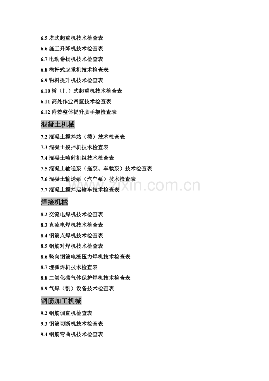 建筑机械安全检查表.docx_第2页