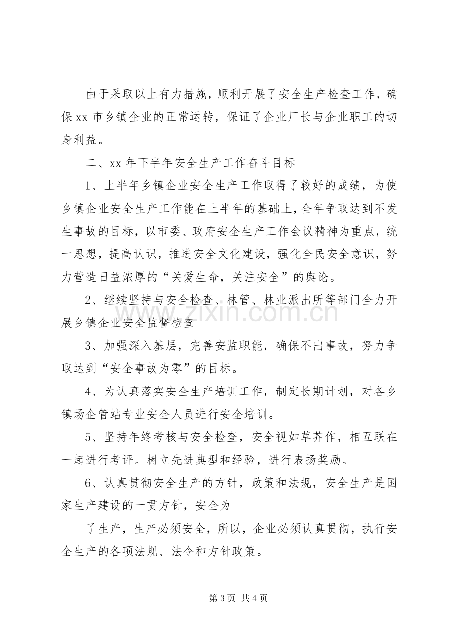 上半年乡镇企业安全生产工作总结 .docx_第3页