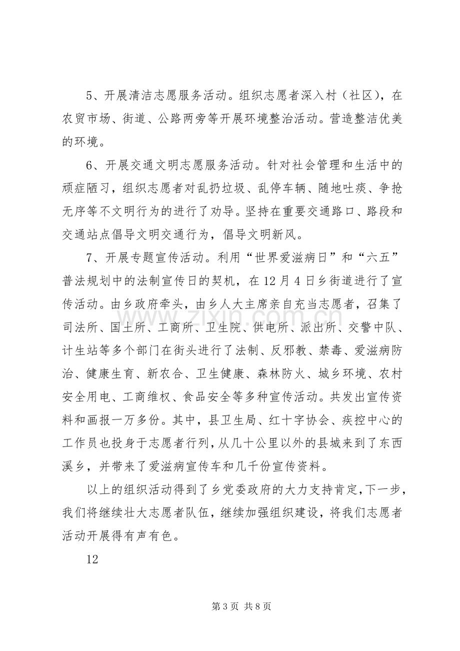 乡镇志愿服务活动总结 .docx_第3页