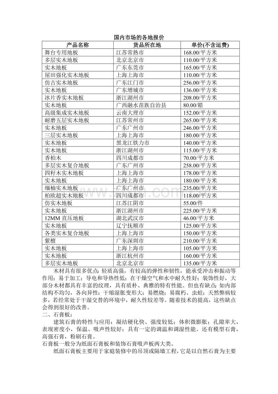 建筑装饰材料实习报告总汇.docx_第3页