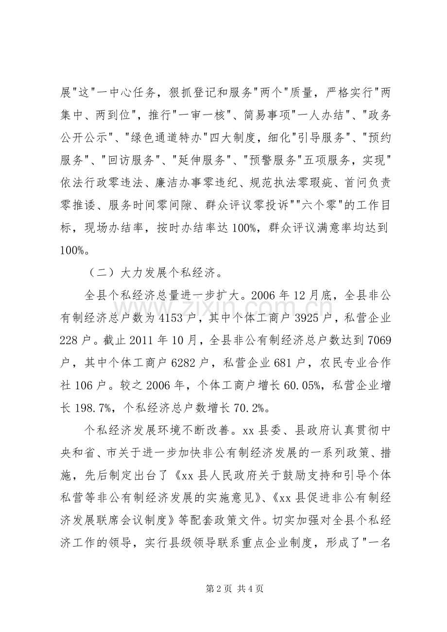 工商局企业监管工作总结 .docx_第2页