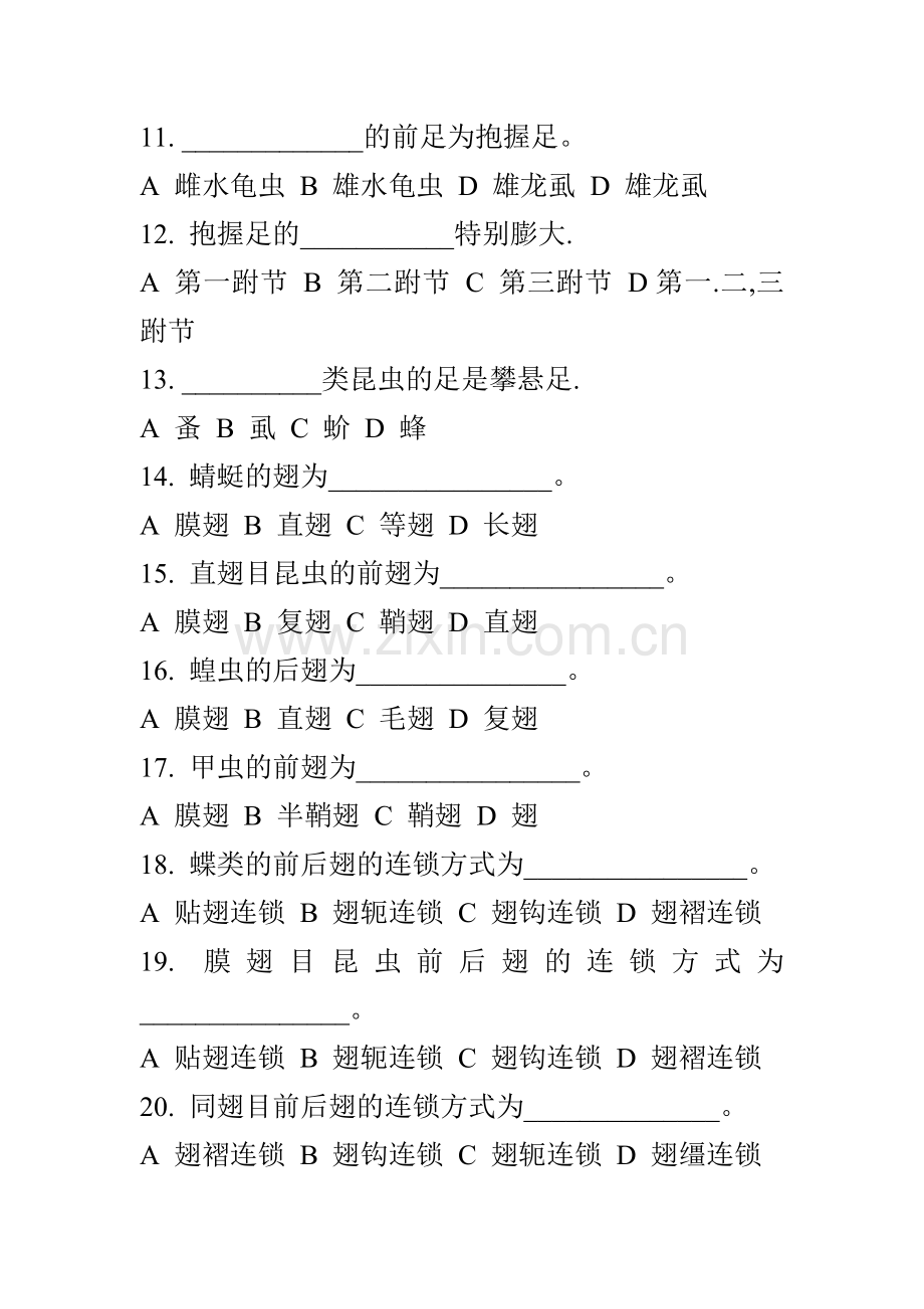 大学农业昆虫学习题集.docx_第3页