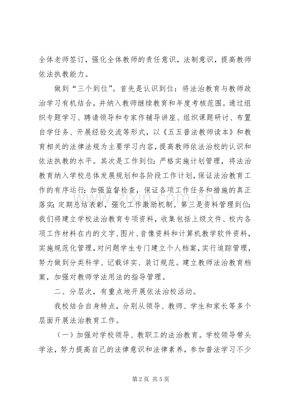 学校校园工作总结汇报材料 .docx_第2页