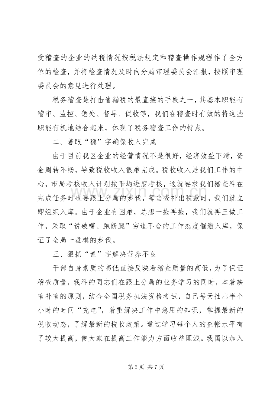 XX年个人税务工作总结 .docx_第2页