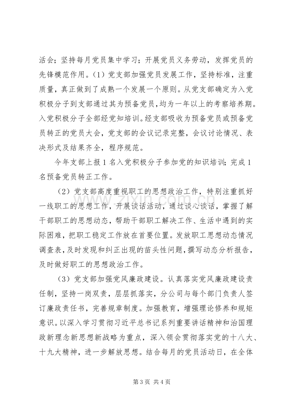 分公司党支部工作总结 .docx_第3页